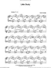 Cover icon of Little Study sheet music for piano solo by Robert Schumann, classical score, intermediate skill level