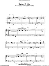 Cover icon of Return To Me, (intermediate) sheet music for piano solo by Dean Martin, intermediate skill level