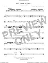 Cover icon of One Thing Remains (Your Love Never Fails) sheet music for trumpet solo by Passion & Kristian Stanfill, Brian Johnson, Christa Black and Jeremy Riddle, intermediate skill level