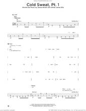 Cover icon of Cold Sweat, Pt. 1 sheet music for bass solo by James Brown and Alfred James Ellis, intermediate skill level