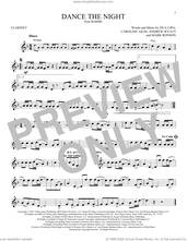 Cover icon of Dance The Night (from Barbie) sheet music for clarinet solo by Dua Lipa, Andrew Wyatt Blakemore, Caroline Ailin and Mark Ronson, intermediate skill level