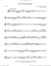 Cover icon of Battle Belongs sheet music for clarinet solo by Phil Wickham and Brian Johnson, intermediate skill level