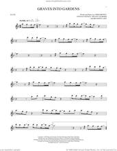 Cover icon of Graves Into Gardens sheet music for flute solo by Elevation Worship, Brandon Lake, Chris Brown, Steven Furtick and Tiffany Hammer, intermediate skill level