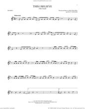 Cover icon of This I Believe (The Creed) sheet music for trumpet solo by Hillsong Worship, Ben Fielding and Matt Crocker, intermediate skill level
