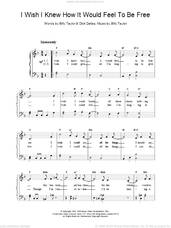 Cover icon of I Wish I Knew How It Would Feel To Be Free sheet music for piano solo by Billy Taylor, intermediate skill level