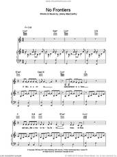 Cover icon of No Frontiers sheet music for voice, piano or guitar by The Corrs, intermediate skill level