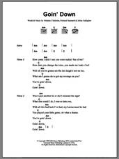 Cover icon of Goin' Down sheet music for guitar (chords) by Melanie Chisholm, Chisholm Melanie, Julian Gallagher and Richard Stannard, intermediate skill level