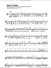 Cover icon of Bank Holiday sheet music for voice and other instruments (fake book) by Blur, intermediate skill level