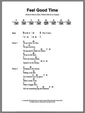 Cover icon of Feel Good Time sheet music for guitar (chords) by Beck Hansen, Miscellaneous, Jay Ferguson and William Orbit, intermediate skill level