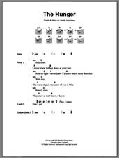 Cover icon of The Hunger sheet music for guitar (chords) by The Distillers and Brody Armstrong, intermediate skill level