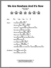 Cover icon of We Are Nowhere And It's Now sheet music for guitar (chords) by Bright Eyes and Conor Oberst, intermediate skill level