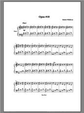 Cover icon of Opus 18 sheet music for piano solo by Dustin O'Halloran, classical score, intermediate skill level
