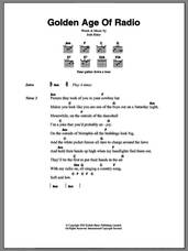 Cover icon of Golden Age Of Radio sheet music for guitar (chords) by Josh Ritter, intermediate skill level