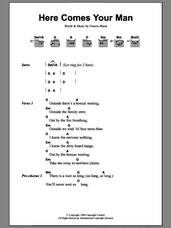 Cover icon of Here Comes Your Man sheet music for guitar (chords) by The Pixies and Francis Black, intermediate skill level