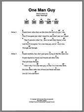 Cover icon of One Man Guy sheet music for guitar (chords) by Rufus Wainwright, intermediate skill level