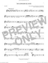 Cover icon of No Longer Slaves sheet music for trumpet solo by Bethel Music, Brian Johnson, Joel Case and Jonathan David Helser, intermediate skill level