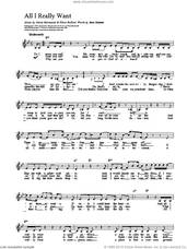 Cover icon of All I Really Want sheet music for voice and other instruments (fake book) by Alanis Morissette, intermediate skill level