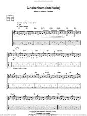 Cover icon of Cheltenham (Interlude) sheet music for guitar (tablature) by Newton Faulkner, intermediate skill level