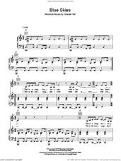Cover icon of Blue Skies sheet music for voice, piano or guitar by Noah And The Whale and Charlie Fink, intermediate skill level