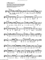 Cover icon of 2 Become 1 sheet music for voice and other instruments (fake book) by The Spice Girls, intermediate skill level
