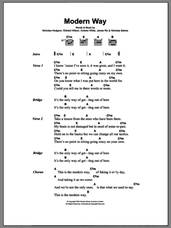 Cover icon of Modern Way sheet music for guitar (chords) by Kaiser Chiefs, Andrew White, James Rix, Nicholas Baines, Nicholas Hodgson and Richard Wilson, intermediate skill level