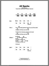 Cover icon of All Sparks sheet music for guitar (chords) by Editors, Chris Urbanowicz, Ed Lay, Russell Leetch and Tom Smith, intermediate skill level