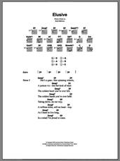 Cover icon of Elusive sheet music for guitar (chords) by Scott Matthews, intermediate skill level
