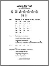 Cover icon of Joker and The Thief sheet music for guitar (chords) by Wolfmother, Andrew Stockdale, Chris Ross and Myles Heskett, intermediate skill level