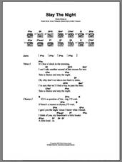 Cover icon of Stay The Night sheet music for guitar (chords) by Ghosts, Eddie Harris, Mark Treasure, Robert Smith and Simon Pettigrew, intermediate skill level