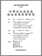 Cover icon of You Can't Have It All sheet music for guitar (chords) by Tim Wheeler, intermediate skill level