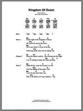 Cover icon of Kingdom Of Doom sheet music for guitar (chords) by The Good The Bad & The Queen, Damon Albarn and Paul Simonon, intermediate skill level