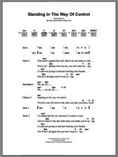 Cover icon of Standing In The Way Of Control sheet music for guitar (chords) by Gossip, Billie Hannah and Mary Beth Patterson, intermediate skill level