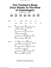 Cover icon of Tom Traubert's Blues (Four Sheets To The Wind In Copenhagen) sheet music for guitar (chords) by Tom Waits, intermediate skill level