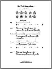 Cover icon of An End Has A Start sheet music for guitar (chords) by Editors, Chris Urbanowicz, Ed Lay, Russell Leetch and Tom Smith, intermediate skill level
