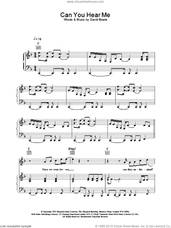Cover icon of Can You Hear Me sheet music for voice, piano or guitar by David Bowie, intermediate skill level
