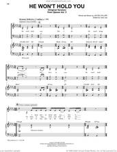 Cover icon of He Won't Hold You (Original Version) sheet music for voice and piano by Jacob Collier, intermediate skill level