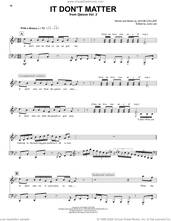 Cover icon of It Don't Matter (feat. JoJo) sheet music for voice and piano by Jacob Collier, intermediate skill level