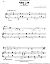 Cover icon of One Day sheet music for voice and piano by Jacob Collier and Nikki Yanofsky, intermediate skill level