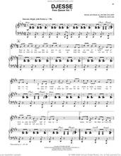 Cover icon of Djesse sheet music for voice and piano by Jacob Collier, intermediate skill level