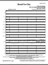 Cover icon of Brand New Day (COMPLETE) sheet music for orchestra/band (Orchestra) by Paul Baloche, Carl Cartee, Don Poythress and BJ Davis, intermediate skill level