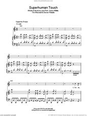 Cover icon of Superhuman Touch sheet music for voice, piano or guitar by Athlete, Carey Willetts, Joel Pott, Steven Roberts and Tim Wanstall, intermediate skill level