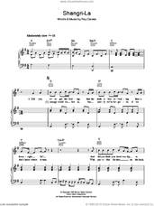 Cover icon of Shangri-La sheet music for voice, piano or guitar by The Rutles and Ray Davies, intermediate skill level