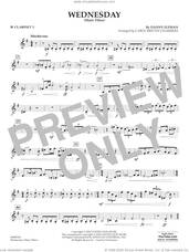 Cover icon of Wednesday (arr. Carol Brittin Chambers) sheet music for concert band (Bb clarinet 3) by Danny Elfman and Carol Brittin Chambers, intermediate skill level