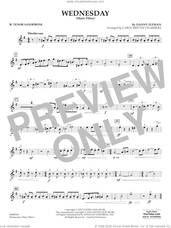 Cover icon of Wednesday (arr. Carol Brittin Chambers) sheet music for concert band (Bb tenor saxophone) by Danny Elfman and Carol Brittin Chambers, intermediate skill level