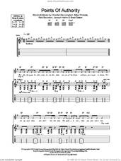 Cover icon of Points Of Authority sheet music for guitar (tablature) by Linkin Park, Brad Delson, Chester Bennington, Joseph Hahn, Mike Shinoda and Rob Bourdon, intermediate skill level