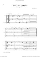 Cover icon of Danse des Flocons (String Orchestra) sheet music for orchestra (study score) by Kaija Saariaho, classical score, intermediate skill level