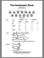 Cover icon of The Headmaster Ritual sheet music for guitar (chords) by The Smiths, Johnny Marr and Steven Morrissey, intermediate skill level