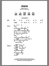 Cover icon of Jeane sheet music for guitar (chords) by The Smiths, Johnny Marr and Steven Morrissey, intermediate skill level