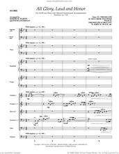 Cover icon of All Glory, Laud and Honor sheet music for orchestra/band (full score) by Melchior Teschner, Joseph M. Martin and David Angerman, John Mason Neale (trans.) and Theodulph of Orleans, intermediate skill level
