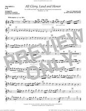 Cover icon of All Glory, Laud and Honor sheet music for orchestra/band (Bb trumpet 1) by Melchior Teschner, Joseph M. Martin and David Angerman, John Mason Neale (trans.) and Theodulph of Orleans, intermediate skill level
